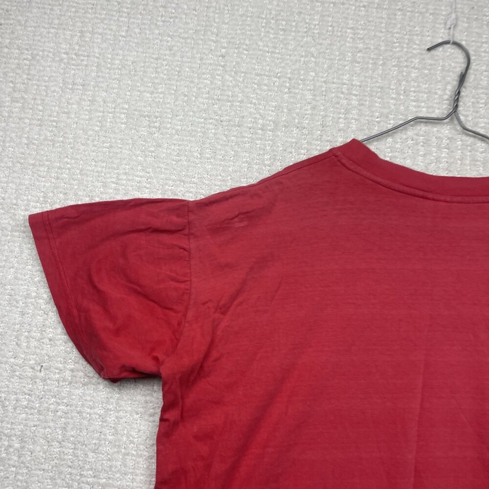 Vintage 90s Labrador Retriever Distressed Graphic Tee Dog Animal Red Men Read - Picture 16 of 16
